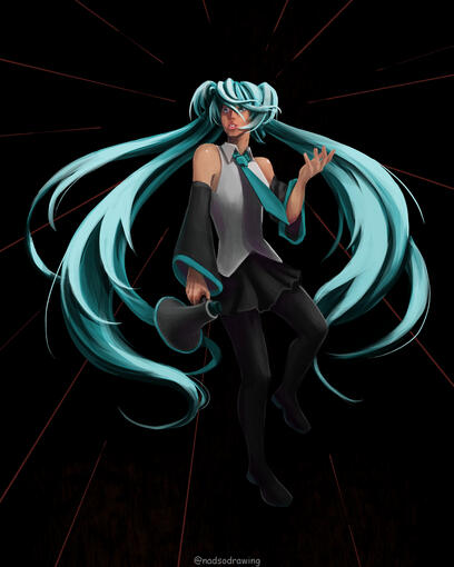 Hatsune Miku is here
